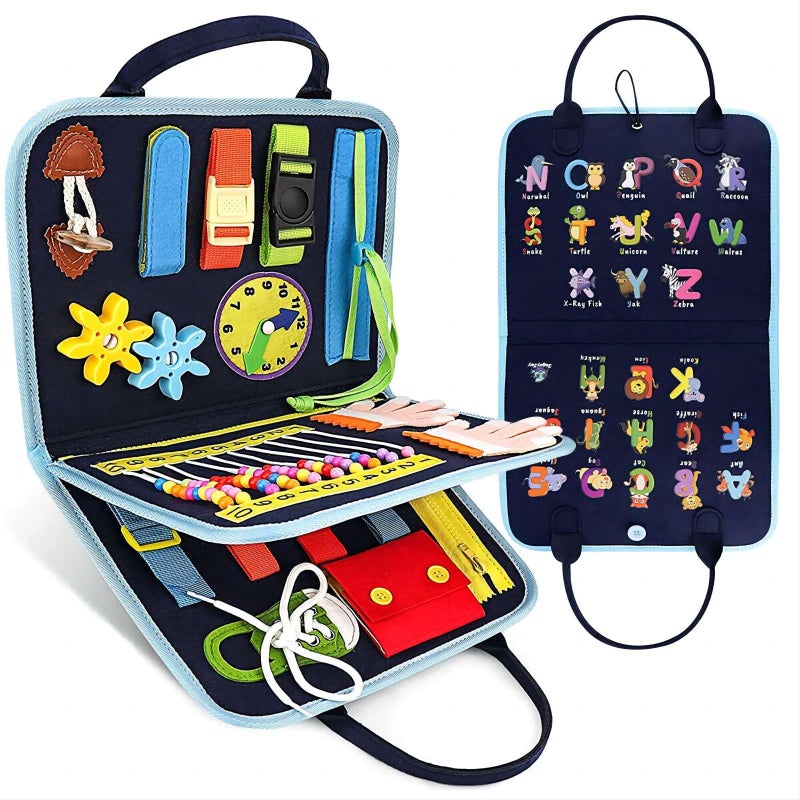 Dementia Products for Elderly Busy Blanket for Dementia Patients Alzheimers Activities for Seniors Gifts for Adult Dementia Patients Dementia Therapy Aid Fidget Blanket Product Elderly Gifts